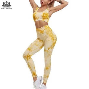 Conjunto de Yoga para Niñas - 2 Piezas de Alta Calidad, Transpirable y de Secado Rápido, Bra Deportivo y Leggings con Cintura Elástica y Logotipo Frontal - Product Image 3