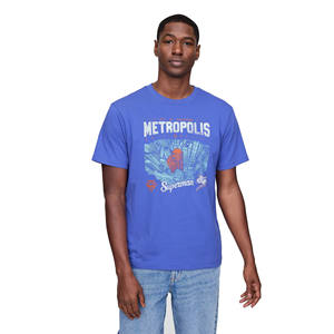 Camiseta de Hombre 100% Algodón, Suave, con Patrón Sólido, Espuma 3D Personalizada para el Logotipo Digital Frontal, Diseño Personalizable, Cuello Redondo, Manga Corta - Product Image 1