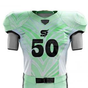 Uniforme de Fútbol Americano Cómodo de Manga Corta y Transpirable con Tecnología de Secado Rápido y Resistente, Diseño Listo para el Juego - Product Image 3