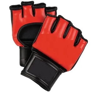 Gants de MMA à doigts entiers en PU avec support de poignet et fermeture auto-agrippante, unisexe, pour l'entraînement de boxe, respirants et légers - Product Image 2
