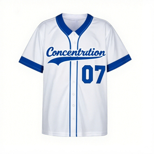 Nouveau style uniforme de baseball personnalisé, qualité supérieure, couleur unie, 100% polyester, séchage rapide, respirant, pour équipe sportive et fitness - Product Image 4