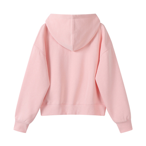 เสื้อฮู้ดดี้ผู้หญิงแบบซิป สตรีทแวร์ขายดี ผ้าคอตตอน 100% หนัก 350 กรัม ทรงโอเวอร์ไซส์ สไตล์ลำลอง - Product Image 4