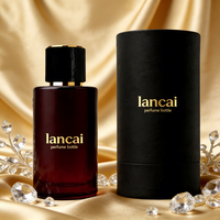 Flacon de parfum givré rechargeable, anti-fuite, pour stockage de parfum 30ml, roll-on pour soins de la peau avec diffuseur à bâtonnets