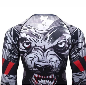 Sublimación Impreso Rash Guard Mma Rush Guard Bjj Rash Guard para hombres y lucha - Product Image 3