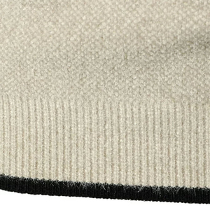 Pull en maille chenille dégradé, tendance mode masculine automne-hiver 2025, anti-rides, anti-rétrécissement, motif argyle - Product Image 5