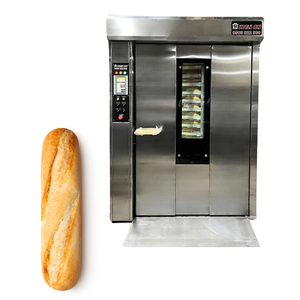 Four rotatif à 32 plateaux à haute durabilité avec chariot Altuntop 1400 Kgs pour four de boulangerie à gaz de restaurant d'hôtel Kien An Vietnam - Product Image 1