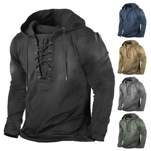 Sudadera con Capucha Personalizada para Hombre, 100% Algodón Orgánico, Lavado Vintage, Tejido Grueso, Bordada, Corte Holgado, Ecológica - Product Image 6