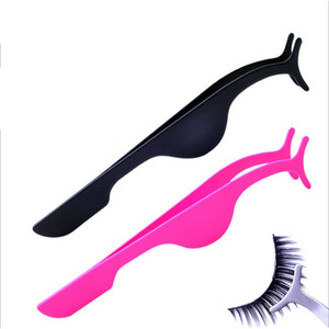 Aplicador de pestañas de plástico de goma, herramienta de pestañas de buena venta, pinzas negras, herramienta cosmética de rizador de pestañas de goma - Product Image 3