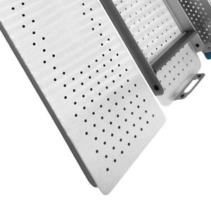 Caja de Esterilización para Instrumentos Quirúrgicos Médicos, Precio al por Mayor, Certificación CE ISO, Aluminio Reutilizable, Manual - Product Image 6