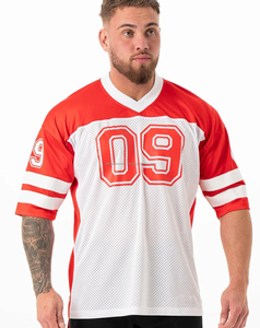 Camiseta de Fútbol Americano para Hombre, Altamente Recomendada, con Impresión por Transferencia de Calor, Personalizada, Transpirable, 100% Poliéster - Product Image 1