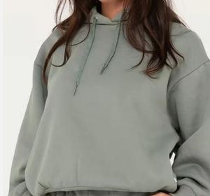 Pull-over à capuche personnalisé pour femmes Sweat-shirt surdimensionné doublé polaire Streetwears chauds et décontractés pour l'hiver - Product Image 4