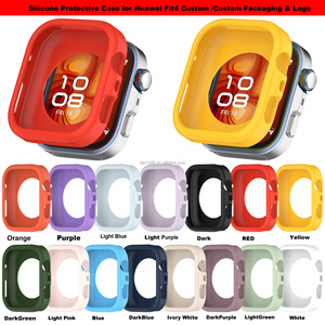Nueva funda protectora de silicona para <span class=keywords><strong>Huawei</strong></span> <span class=keywords><strong>Fit</strong></span> 4 / <span class=keywords><strong>Fit</strong></span> 4 Pro - Soft Gel <span class=keywords><strong>Smartwatch</strong></span> Cover - Product Image 4