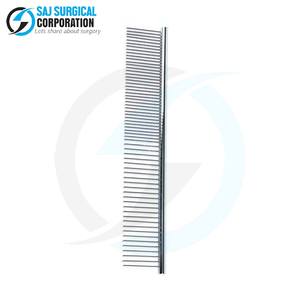 Peine de peluquero ergonómico de venta superior, mango de agarre de goma, dientes de acero inoxidable para uso sin fatiga durante todo el día - Product Image 3