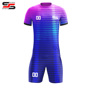 New Design Unisex Custom Soccer Uniform Breathable Lightweight 100% Polyester Custom Color & Logo OEM Service - Product Image 6
