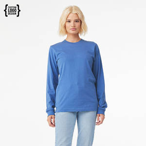 Top de gymnastique à manches longues pour femmes Cool T Shirt Bleu Respirant Training Running Full Sleeve Tee Shirt - Product Image 1