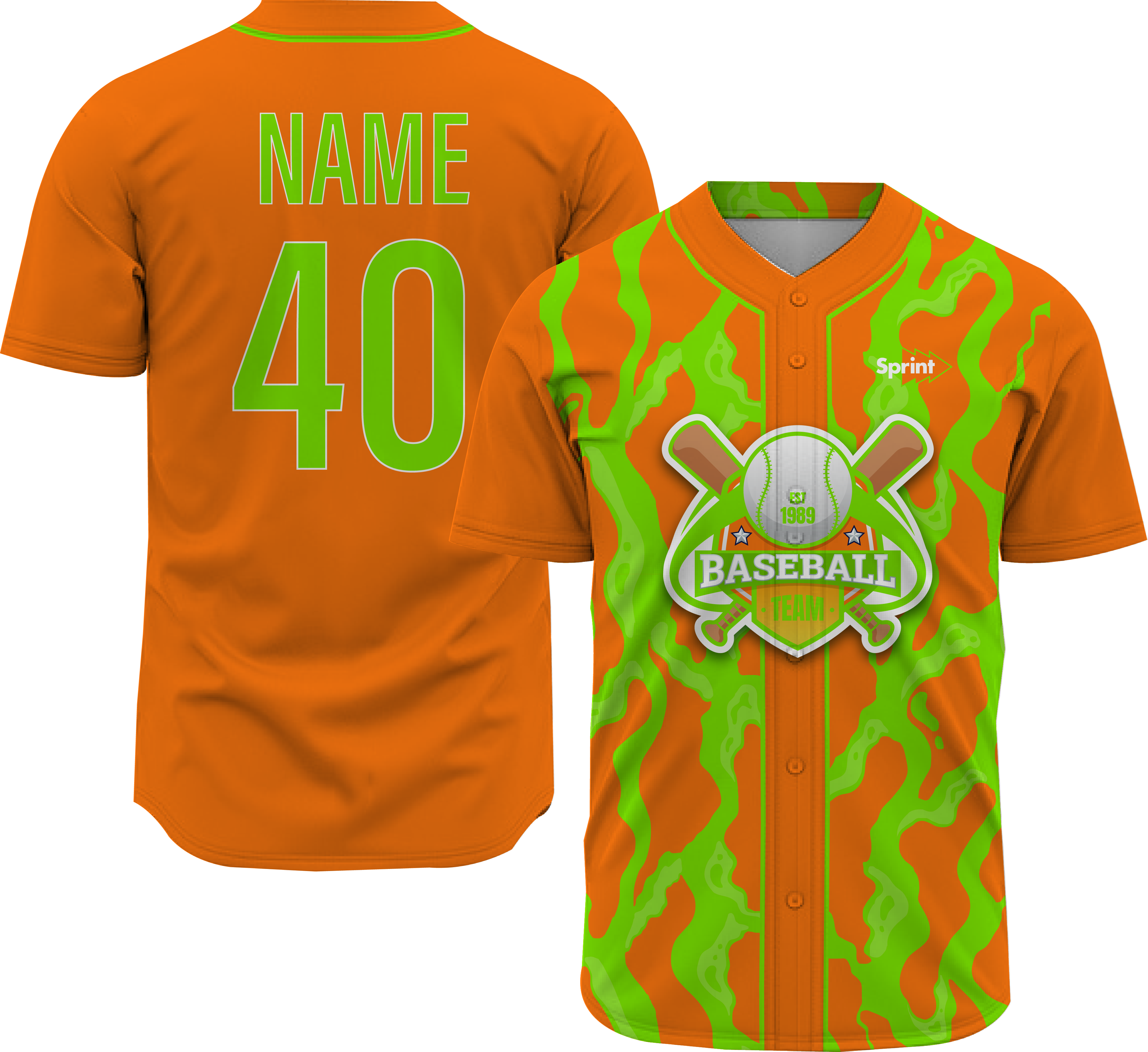 Orange & Green
