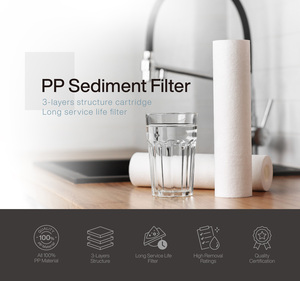 Cartucho de filtro de agua doméstico de material PP duradero y filtro doméstico Premium de bloque de carbono - Product Image 2