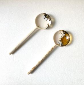 Juego de servidor de ensalada de madera de la mejor calidad, último diseño, mango de resina, utensilios de cocina, herramientas de ensalada hechas de madera al mejor precio al por mayor - Product Image 1