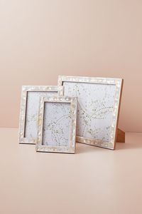 Cadre photo en nacre, artisanat personnalisé, œuvre d'art en coquillage pour un cadeau de mariage ou d'anniversaire, décoration, taille et forme personnalisables - Product Image 3