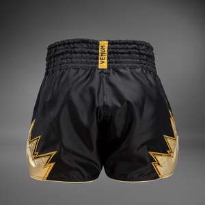 Pantalones cortos deportivos OEM personalizados al por mayor de Muay Thai con logotipo frontal, ropa de artes marciales de Judo elástica - Product Image 4