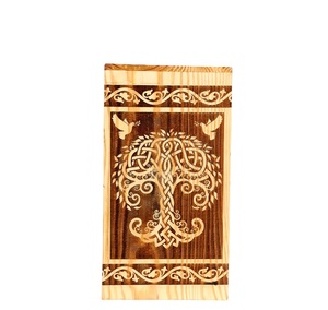 Boîte d'urne en bois fabriquée à la main pour arbre de cendres humaines urne personnalisée à la main grand mémorial pour votre bien-aimé - Product Image 1