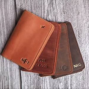 Nouveau porte-passeport de voyage en cuir véritable résistant à l'eau porte-monnaie PTH-0025B en gros - Product Image 1