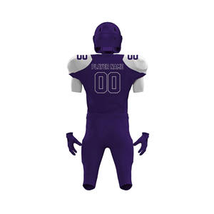 Paquete de Uniforme de Fútbol Americano Personalizado para Adultos 2026, Ropa de Entrenamiento Unisex Premium, Jersey Personalizado de Manga Corta, 100% Poliéster - Product Image 6