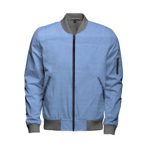Chaquetas Bomber de Lana para Hombre, al por Mayor, Talla Grande, Transpirables, Diseño Varsity, Estilo Hip Hop, para Invierno 2026 - Product Image 1