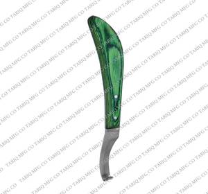 Cuchillo de pezuña profesional, herrador, herramienta de cuidado de pezuña de caballo de acero inoxidable por TARIQ MFG CO CE ISO EU - Product Image 1