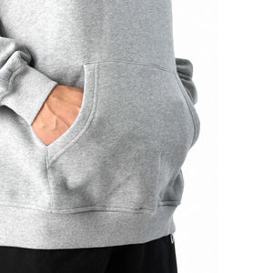 Premium Custom Men's <b>Long</b> <b>Hoodie</b> Heavyweight 400GSM Cotton <b>Oversized</b> Pullover Hoodies for Streetwear Casual Wear - Product Image 5