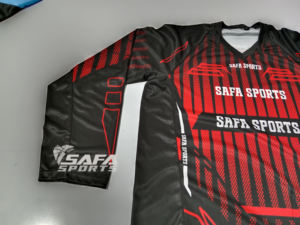 Maillot de Paintball Strike Prix usine de haute qualité Maxt Victory Teal Black Sublimation Maillot abordable léger - Product Image 5