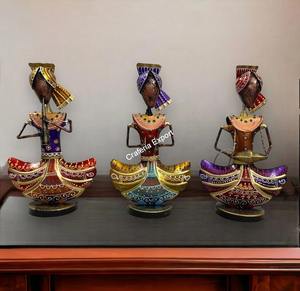 Elegante Estatua de Pareja Bailando, Acabado Antiguo, Fundición de Aluminio, Metal Pulido Moderno, Decoración para el Hogar, Adorno para Sala de Estar - Product Image 2