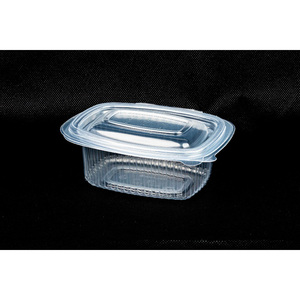 Contenitore per Alimenti Ovale con Coperchio a Cerniera in PP da 250cc - 15 Confezioni x 50 Pezzi - B2B - Product Image 2