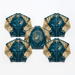 Blouson universitaire personnalisé en satin noir et or avec broderie Astrolabe, style Letterman, boutons-pression, vêtement d'extérieur de baseball, directement de l'usine - Product Image 6
