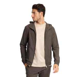 Vente en gros d'ensemble de survêtements pour hommes avec logo personnalisé respirant marron Tute Sportive Uomo Survêtement col à capuche grande taille pour l'hiver - Product Image 4