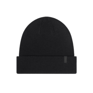 Gorro de invierno con logotipo personalizado hecho a máquina gorro de punto informal de invierno para adultos - Product Image 1