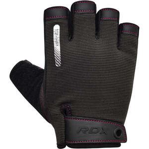Guantes de fitness rosa de medio dedo personalizables de alta calidad para entrenamiento levantamiento de pesas y levantamiento de pesas al por mayor - Product Image 4
