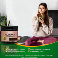 Poudre de Moringa Protéine Végétale Source d'Acides Aminés Végétaliens pour la Nutrition Sportive et les Substituts de Repas Poudre de Feuilles de Moringa