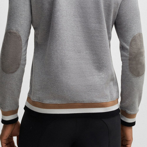 Casual Wear Design With Stand Collar Men Sweatshirt For Wholesale <b>Bulk</b> Buyers Full Sleeve & Customized Logo Relaxed Fit Design - Product Image 6