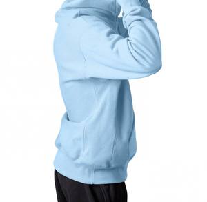 Sudaderas con capucha transpirables de colores decentes para hombre, ropa informal de mezcla de algodón básica, sudaderas con capucha de diseño personalizado de Color sólido para hombre a buen precio - Product Image 5