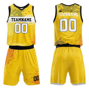 Nouveau design 2026 – Maillot de basketball respirant 100 % polyester, personnalisé, imprimé par sublimation, prix de gros, service OEM en promotion - Product Image 1