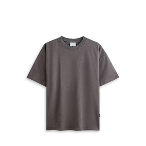 T-shirt à manches courtes en coton de qualité supérieure pour homme, uni, décontracté, tricoté, surdimensionné, unisexe, produits phares - Product Image 4