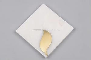 เสื่อและแผ่นรองจานลายหินอ่อนสำหรับตกแต่งโต๊ะจำนวน4ชิ้น - Product Image 4