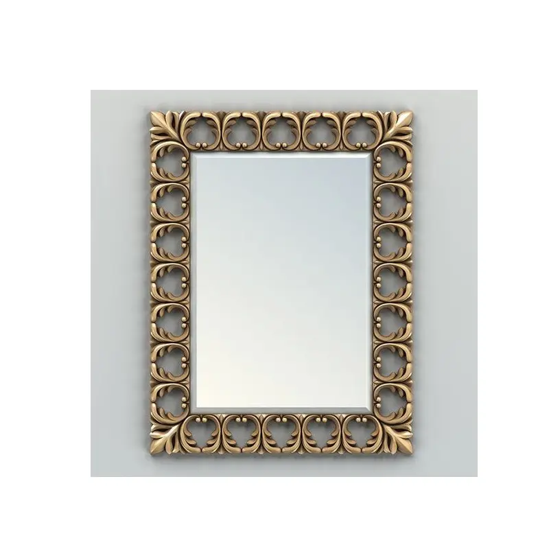 Venetian gương gương Antique Bảng điều chỉnh phong cách nhà khách sạn Venetian khung sàn vát trang trí tìm kiếm kính phản xạ gương vàng