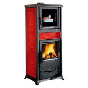 Poêle à bois Rosella Plus Oven 9.4kW 165 Bordeaux 5 étoiles 3009900 - Product Image 2