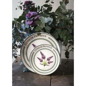 Assiette de service 26 cm Provence Lavande Lot de 6 plats et assiettes PRC04 - Product Image 2