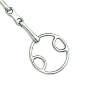 Anillo de sujeción bucal tipo gag francés |   Bocado de Acero Inoxidable para Caballo, para Entrenamiento, Equitación y Control de Caballos - Product Image 5