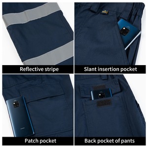 กางเกงปีนเขากลางแจ้งผู้ชายกางเกงผ้าโพลีเอสเตอร์ทนทานต่อการสึกหรอกางเกงคาร์โก้ออกแบบได้ตามต้องการ - Product Image 3
