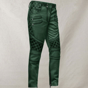 กางเกงหนังลำลองกันน้ำสำหรับผู้ชายผ้าแคนวาสตัวเลือกสีและโลโก้ - Product Image 2