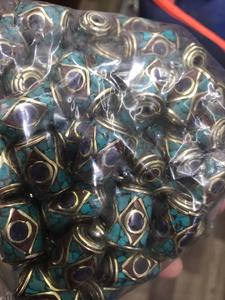 ลูกปัดเครื่องประดับทิเบตทองเหลืองแกะสลักด้วยมือ - Product Image 5